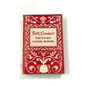 Vintage 1950 Betty Crocker Picture Cookbook: Red & White Edition